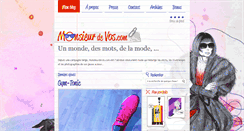 Desktop Screenshot of monsieurdevos.com